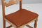 Model Razoblade Oak Dining Chair attributed to Henning Kjærnulf, Denmark, 2023 4