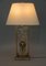 Lampe de Bureau Perroquet en Cristal attribuée à Maison Bagues, 1970s 13