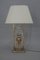 Lámpara de mesa de loro de cristal atribuida a Maison Bagues, años 70, Imagen 2