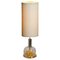 Table Lamp in Hand Blown Bubble Glass and Brass by Doria Leuchten, 1970, Image 1