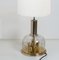 Table Lamp in Hand Blown Bubble Glass and Brass by Doria Leuchten, 1970 4