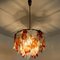 Chandelier in Orange and Clear Murano Glass from Mazzega, 1960s 10