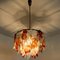 Chandelier in Orange and Clear Murano Glass from Mazzega, 1960s, Image 10