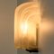 German Art Deco Style Shell Wall Light in Milk Glass, 1970 12