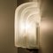 German Art Deco Style Shell Wall Light in Milk Glass, 1970 9