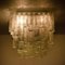 Square Flush Mount Chandeliers from Doria, 1960s, Set of 2 6