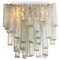 Square Flush Mount Chandeliers from Doria, 1960s, Set of 2 1