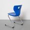 Pantoswing-Lupo Chair Verner Panton Blue by Verner Panton, 2000s 2