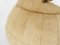 Beige Patchwork Sitzsack aus Leder, 1960er 2