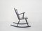 Danish Black Spindle Back Rocking Chair, 1960s 4