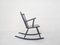 Danish Black Spindle Back Rocking Chair, 1960s, Image 4