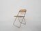 Italian Plia Webbing Folding Chair by Giancarlo Piretti for Castelli, 1960s, Image 1