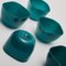 Turquoise Opaline Bowls by Paolo Venini, Murano, 1950s, Set of 5, Image 5