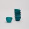 Turquoise Opaline Bowls by Paolo Venini, Murano, 1950s, Set of 5, Image 3
