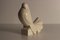 Crackled Ceramic White Peace Turtledove Sculptures by Jacques Adnet, 1920s, Set of 2 11