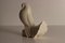 Crackled Ceramic White Peace Turtledove Sculptures by Jacques Adnet, 1920s, Set of 2, Image 9