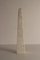 Italian Obelisk in White Marble Stone 3