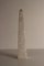 Italian Obelisk in White Marble Stone 4