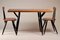 Vintage Dining Room Table in Wood by Laukaan Puu for Ilmari Tapiovaara, 1950s 6