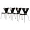 Chaises Arne Jacobsen Série 7 ou 3107 attribuées à Fritz Hansen Mid-Century Modern 1964, 1950s, Set de 8 2