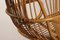 Wicker and Cane Hanging Chair attributed to Rohe Noordwolde, 1960s, Image 7
