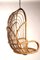 Wicker and Cane Hanging Chair attributed to Rohe Noordwolde, 1960s 8