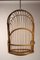 Wicker and Cane Hanging Chair attributed to Rohe Noordwolde, 1960s, Image 10