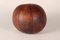 Mid-Century Modern Leather Medicine Ball, 1950s 4