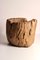 Large Rustic Elm Wooden Mortar Bowl, 1890s 4