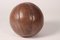 Mid-Century Modern Leather Medicine Ball, 1950s 7