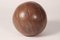 Mid-Century Modern Leather Medicine Ball, 1950s 3