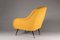 Mid-Century Modern Italian Lounge Chairs in Yellow, 2021 5