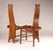 Art Nouveau Oak Steam Bent Dining Chairs by Charles Rennie Mackintosh, 1915, Set of 4, Image 2