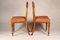 Arts & Crafts Oak Back Pierced Hall Chairs with Soft Pad Seat, 1895, Set of 2 3