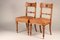 Arts & Crafts Oak Back Pierced Hall Chairs with Soft Pad Seat, 1895, Set of 2 4