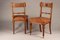 Arts & Crafts Oak Back Pierced Hall Chairs with Soft Pad Seat, 1895, Set of 2 5