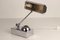 Art Deco Adjustable Chrome Bankers Desk Light with Inkwell, 1920s 14