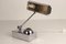 Art Deco Adjustable Chrome Bankers Desk Light with Inkwell, 1920s, Image 14