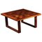 Scandinavian Modern Square Rosewood Coffee or Cocktail Table attributed to Poul Cadovius, 1960s, Image 1