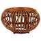Wicker Ottoman attributed to Albini, Italy 1960s, Image 1