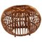 Modern Farmhouse Wicker Ottoman, 1950s, Image 1