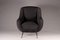 Fauteuil Mid-Century Noir, Italie, 2019 3