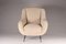 Mid-Century Modern Italian Lounge Chair Sophia in Ivory Velvet, 2019, Image 2