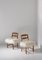 Razor Blade Dining Chairs in Oak & Sheepskin attributed to Henry Kjærnulf, Denmark, 1960s, Set of 4 13