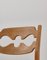 Sillas de comedor Razor Blade de roble y piel de oveja atribuidas a Henry Kjærnulf, Dinamarca, años 60. Juego de 4, Imagen 11