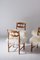 Razor Blade Dining Chairs in Oak & Sheepskin attributed to Henry Kjærnulf, Denmark, 1960s, Set of 4 5