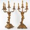 Candelabras in Gilded and Chiseled Bronze, Set of 2 10