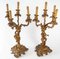 Candelabras in Gilded and Chiseled Bronze, Set of 2 3