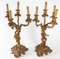 Candelabri in bronzo dorato e cesellato, set di 2, Immagine 3