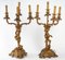 Candélabres en Bronze Doré et Ciselé, Set de 2 5